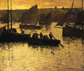 En el puerto, 1895